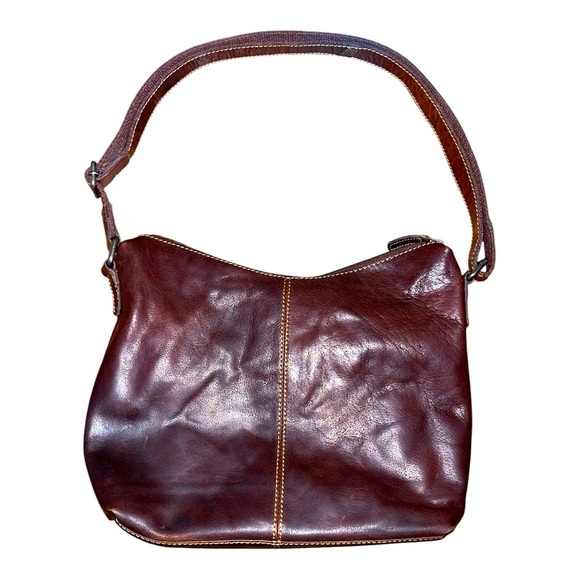 Jack‎ Georges Voyager Messenger Bag Crossbody Brown genuine Leather Unisex purse - Picture 2 of 14